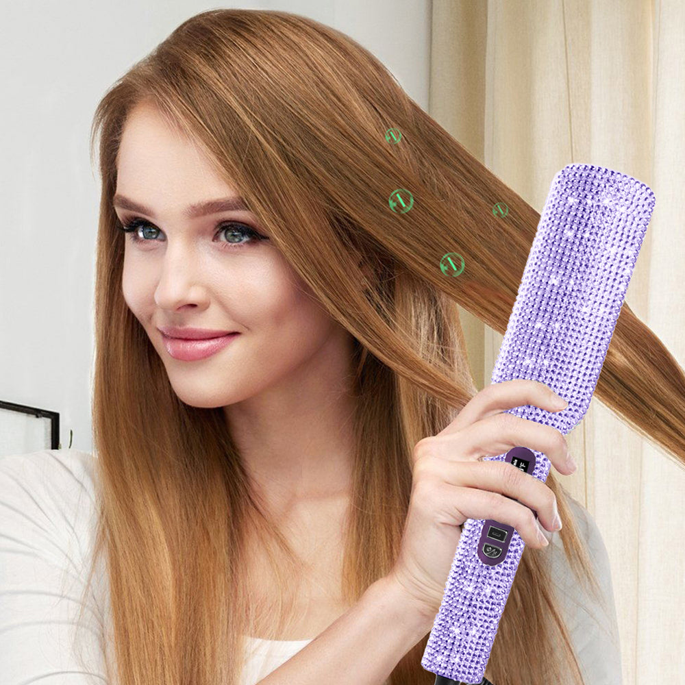 Crystal Hair Straightener Flat Irons Tools