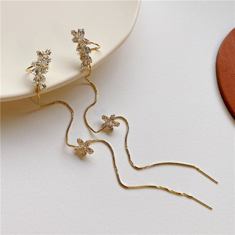Flower Ear Clip (1 Pair)
