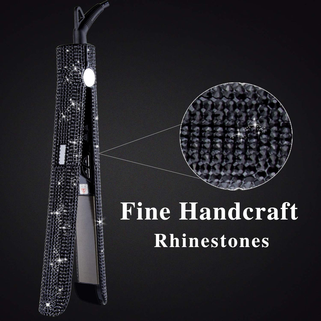 Madami® Crystal Rhinestone Hair Straightening Iron
