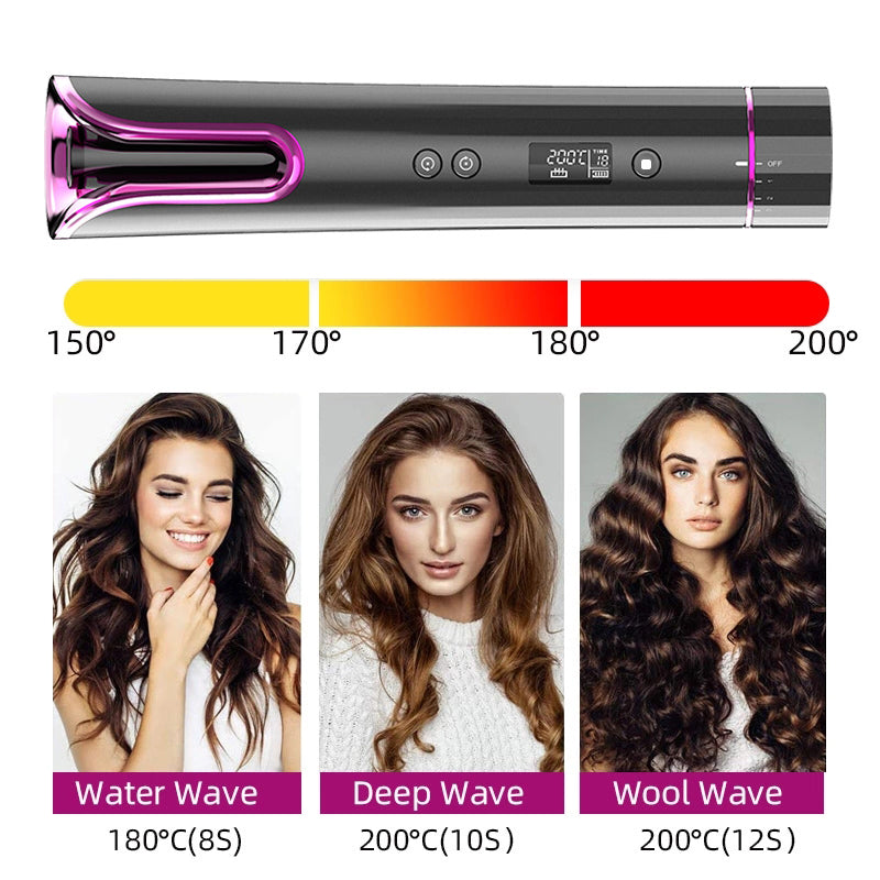 Automatic Hair Curler USB Charging