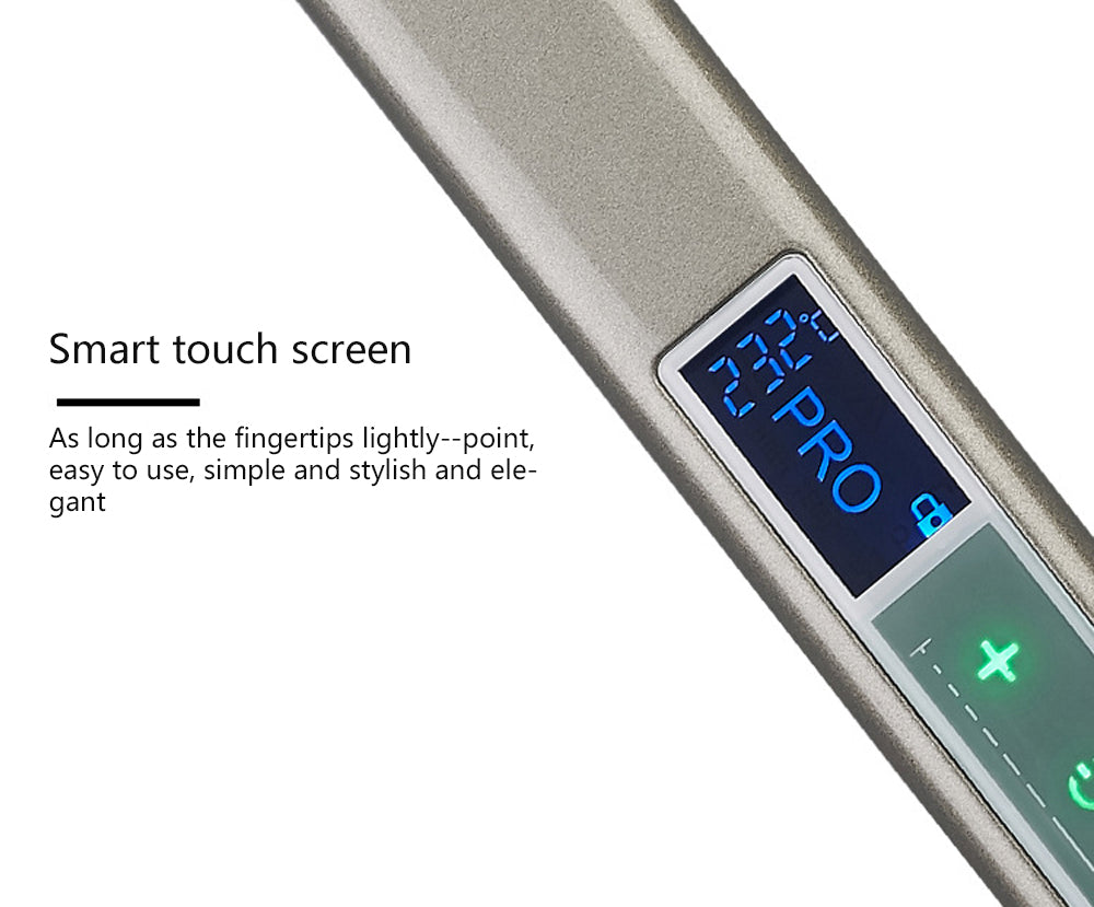 Intelligent Touch LCD Screen Hair Straigthening Irons