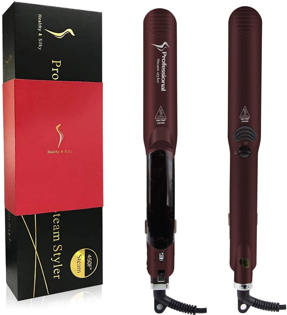 Professional Salon Steam Hair Straightening Iron