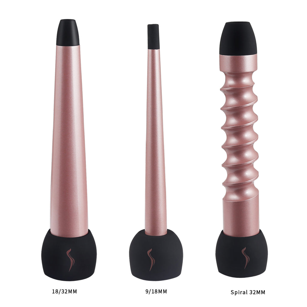 Interchangeable 3 in 1 Hair Curler Wand