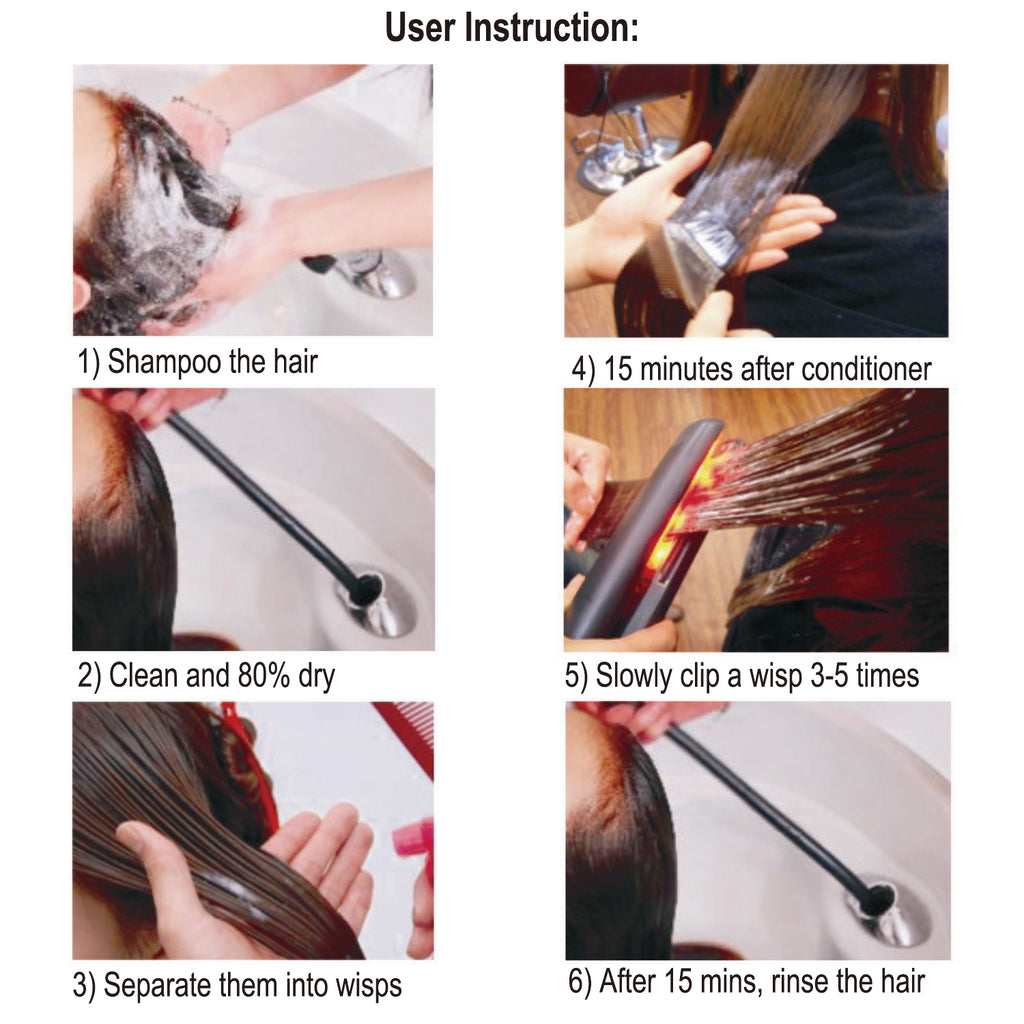 MADAMI Ultrasonic&Infrared Hair Care Flat Iron 